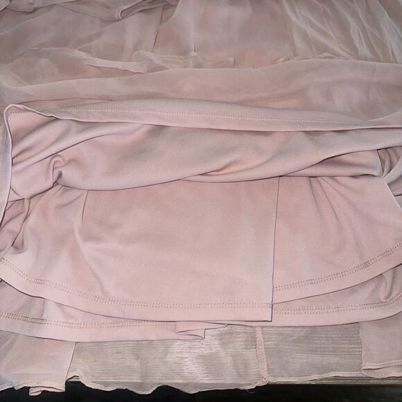 NWT Dessy Collection Sz 16-R Toasted Sugar Long Sleeve Evening Gown. $265.00 - Picture 10 of 10